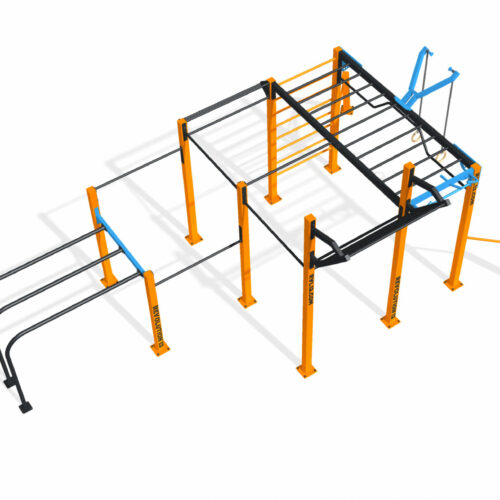 Calisthenics toestel Nippur M 31 Bovenaanzicht van onze Nippur M